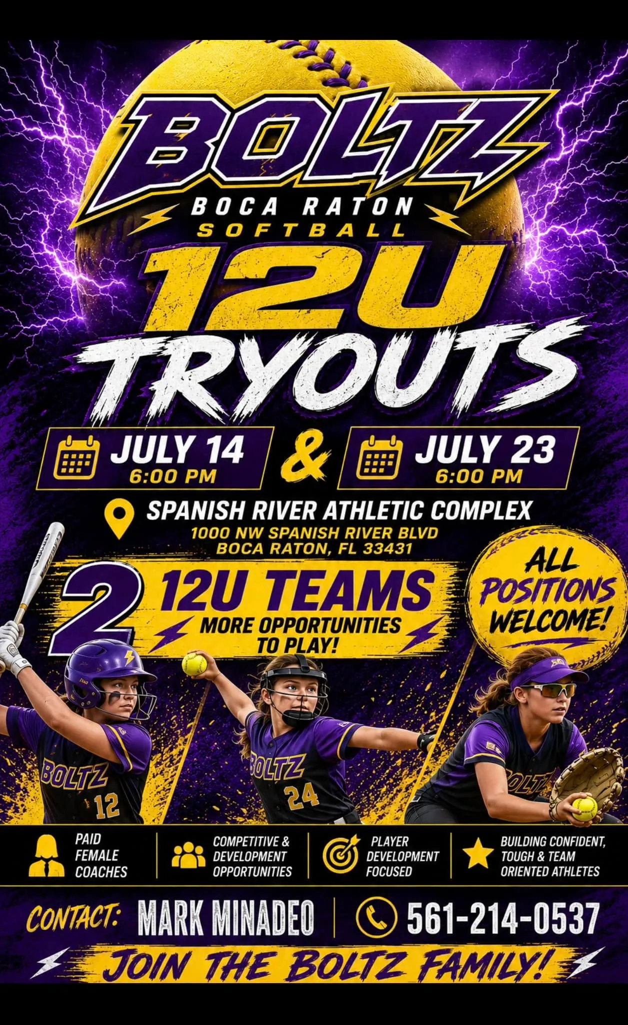 12u tryouts