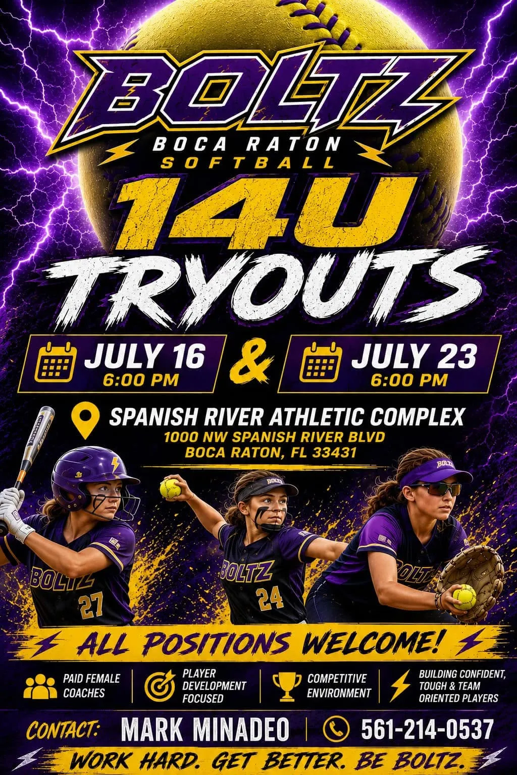 14u tryouts
